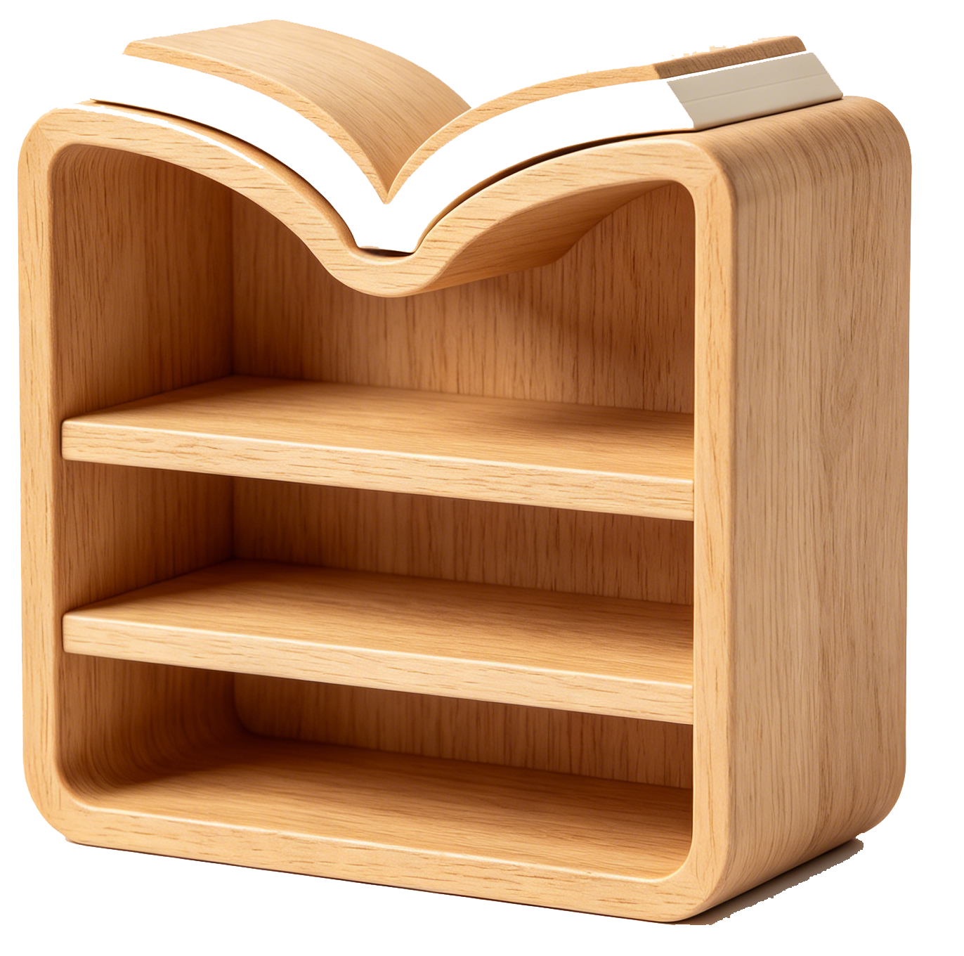A good book, a cozy bookshelf
